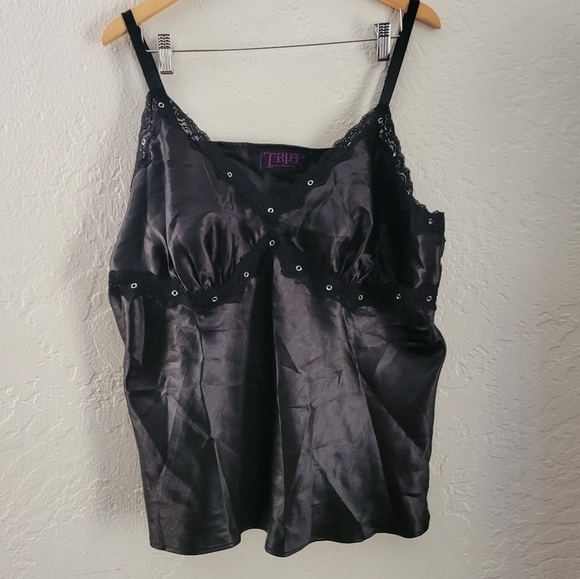 Tripp Nyc Satin Top Size 3 - Picture 1 of 4